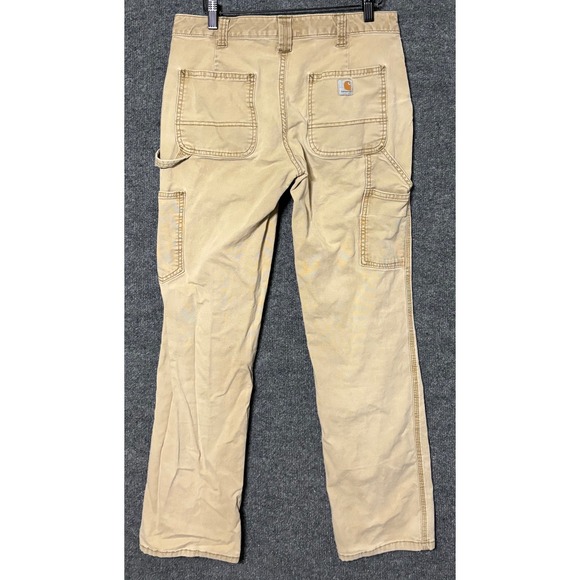 Carhartt Women's Original Fit Tan Canvas Carpenter Pants Size 6 Regular - Picture 3 of 8